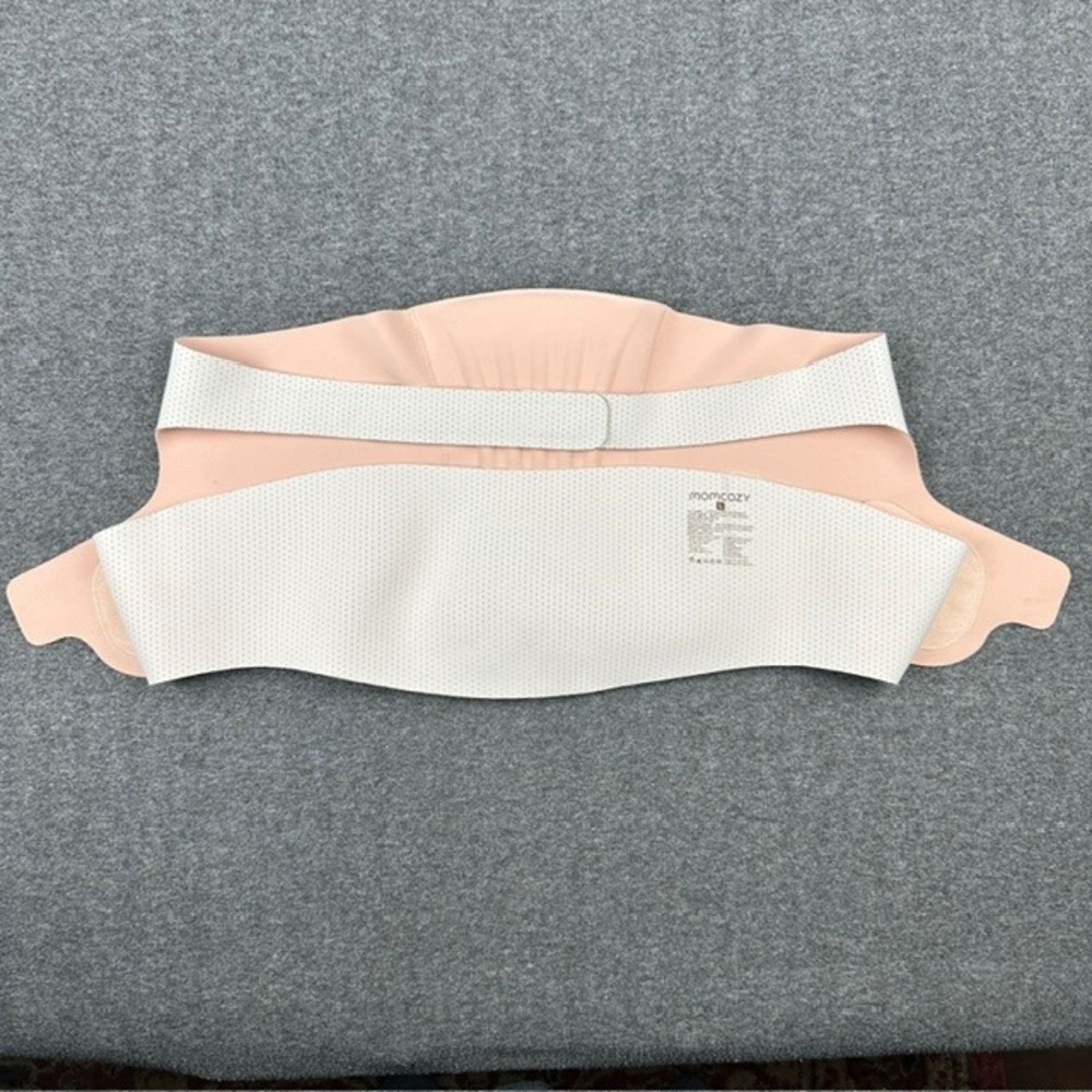 Momcozy Maternity Belly Support Band Pink Adjustable Lumbar Pelvic Wrap Size L